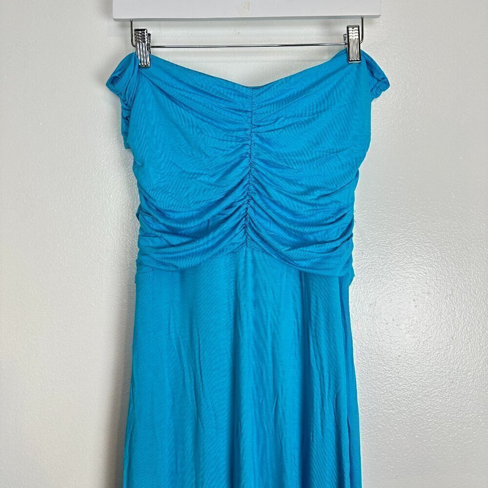 FREE PEOPLE Embrace Midi in Scuba Blue Size Large - Picture 8 of 16